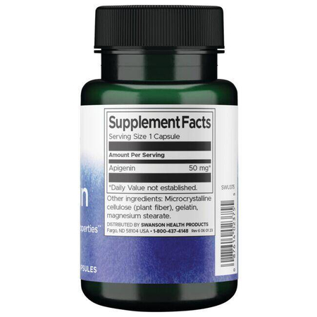 Swanson Apigenin 50 mg 90 kapslí