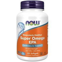 Now Foods Super Omega EPA Fish Oil, Double Strength 120 kapslí