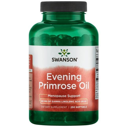 Swanson Pupalkový Olej (Evening Primrose Oil) 500 mg 250 kapslí