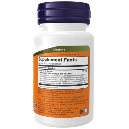 Now Foods Probiotic-10 25 Billion 50 kapslí