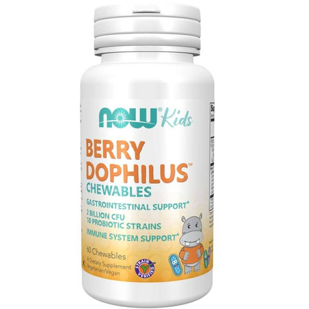 Now Foods Probiotikum BerryDophilus Kids 60 tablet