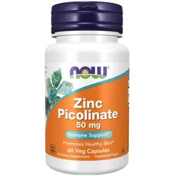Now Foods Zinc Picolinate 50 mg 60 kapslí