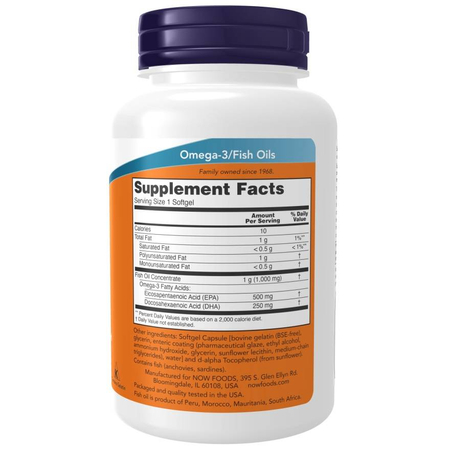 Now Foods Ultra Omega-3 Fish Oil (Bovine Gelatin) 90 kapslí