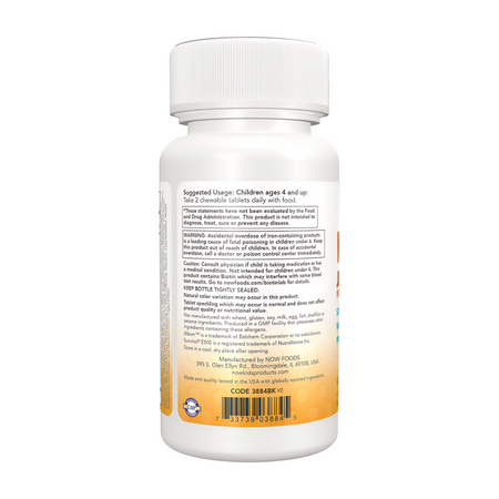 Now Foods Kid Vits Juicy Orange 60 tablet