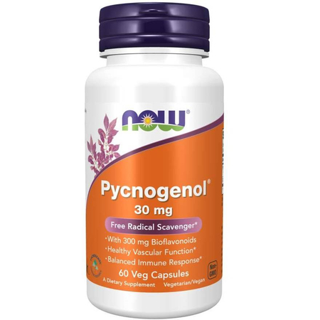 Now Foods Pycnogenol 30 mg 60 kapslí