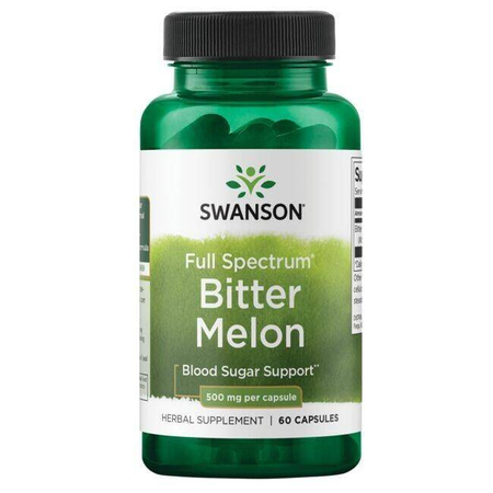 Swanson Hořká Okurka (Bitter Melon) 500 mg 60 kapslí