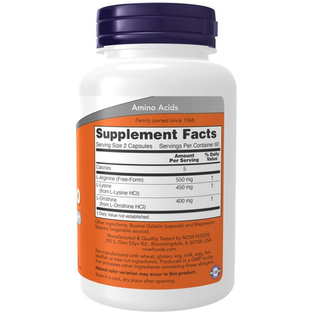 Now Foods Tri-Amino 120 kapslí