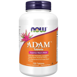 Now Foods ADAM Tablets Mens Multiple Vitamin 120 tabletek