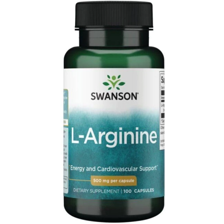 Swanson L-Arginin 500 mg 100 kapslí