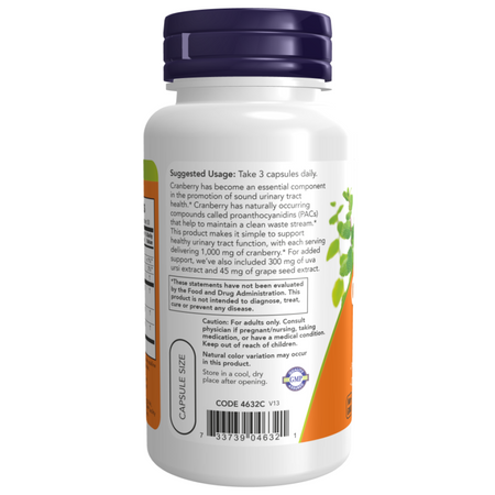 Now Foods Cranberry with PACs 90 veg kapslí