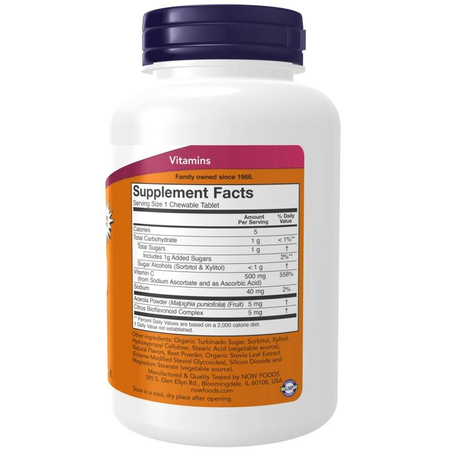 Now Foods Vitamin C-500 Cherry 100 tablet