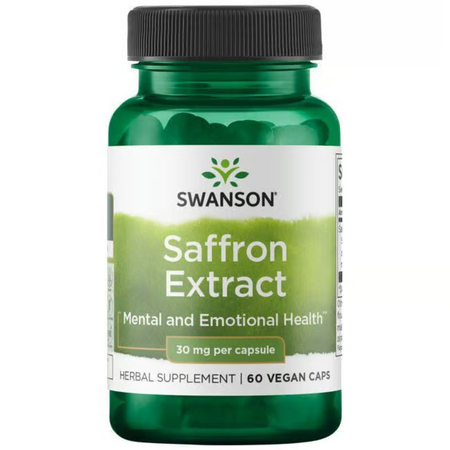 Swanson Saffron 30 mg Extract 60 veg kapslí