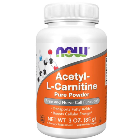 Now Foods Acetyl-L-Carnitine Pure Pudr 85 g