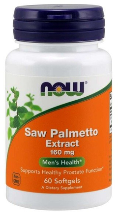 Now Foods Saw Palmetto Extract 160 mg 60 kapslí