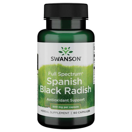 Swanson Černá Ředkev (Spanish Black Radish) 500 mg 60 kapslí