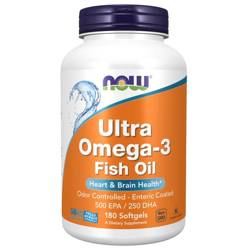 Now Foods Ultra Omega-3 Fish Oil (Bovine Gelatin) 90 kapslí