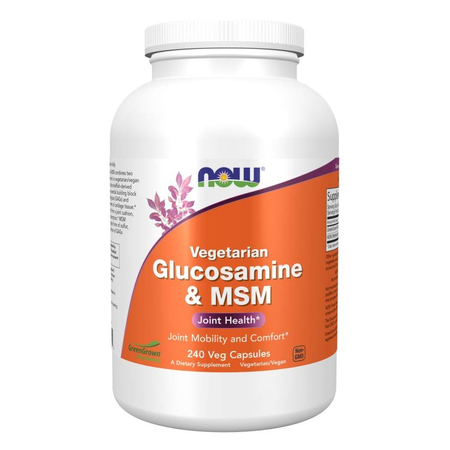 Now Foods Vegetariánský Glukosamin a MSM 240 kapslí
