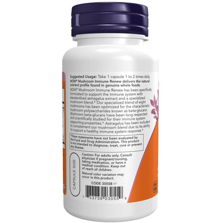 Now Foods Mushroom Immune Renew 90 kapslí