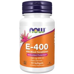 Now Foods Vitamin E-400 50 kapslí