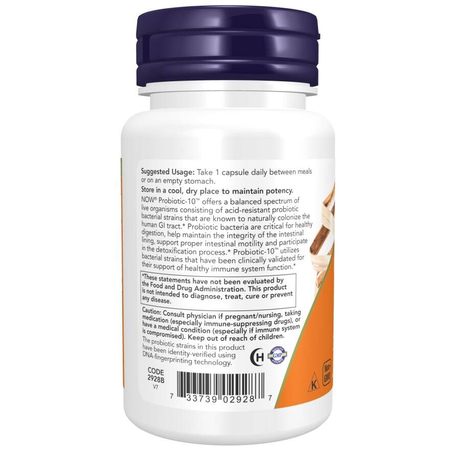 Now Foods Probiotic-10 50 Billion 50 kapslí