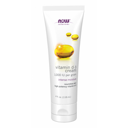 Now Foods Vitamin D-3 Cream 1,000 IU 118 ml