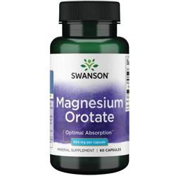 Swanson Orotát Hořečnatý 654 mg 60 kapslí