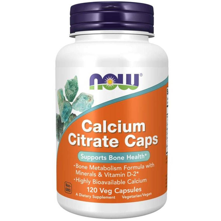 Now Foods Calcium Citrate 120 kapslí