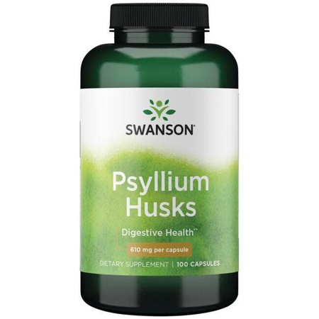Swanson Psyllium Husk 610 mg 100 kapslí