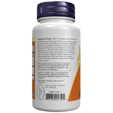 Now Foods Evening Primrose Oil 500 mg 100 kapslí