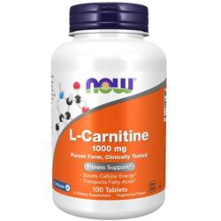 Now Foods L-Carnitine 1000 mg 100 tablet