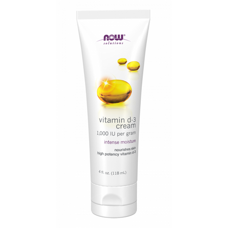 Now Foods Vitamin D-3 Cream 1,000 IU 118 ml