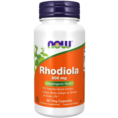 Now Foods Rhodiola 500 mg 60 kapslí