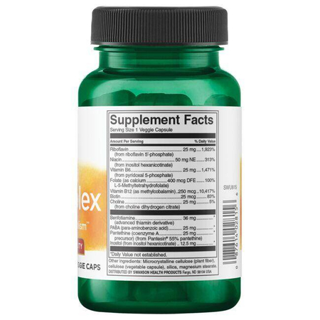 Swanson Activated B-Complex 60 kapslí