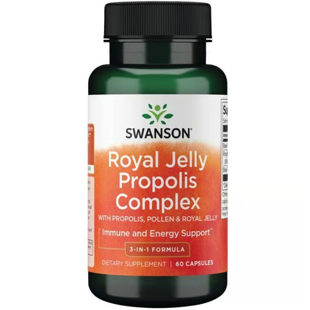 Swanson Royal Jelly Propolis Complex 60 kapslí