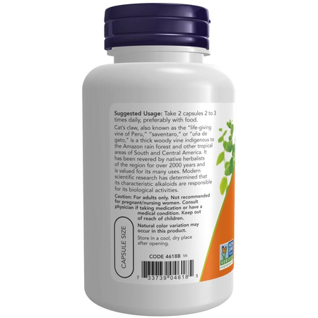 Now Foods Cat's Claw 500 mg 250 kapslí