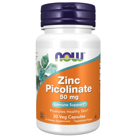 Now Foods Zinc Picolinate 50 mg 30 kapslí